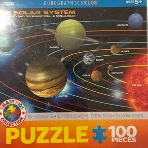 NIB Childrens 100 Pc Jigsaw Puzzle The Solar System Boy or Girl Steam Science